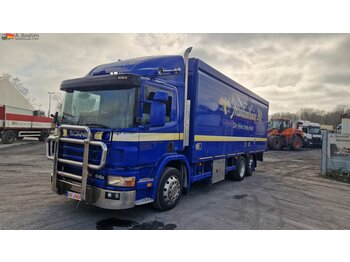 Φορτηγό για τη μεταφορά ποτών Scania B6X2 94D 260, Topzustand 221000 km original, Prüfbücher vorhanden: φωτογραφία 1