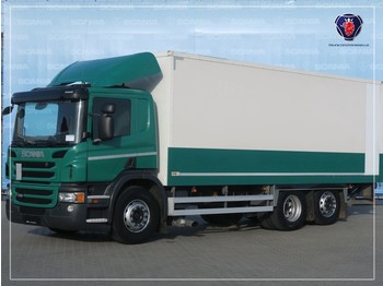 Φορτηγό κόφα Scania P 320 DB6X2*4MNA | PLYWOOD CLOSED BOX 713 X 249 X 226 | TAILGATE DHOLLANDIA 2000KG |: φωτογραφία 1