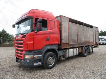 Φορτηγό μεταφορά ζώων Scania R420 6x2 Euro 5 Livestock: φωτογραφία 1