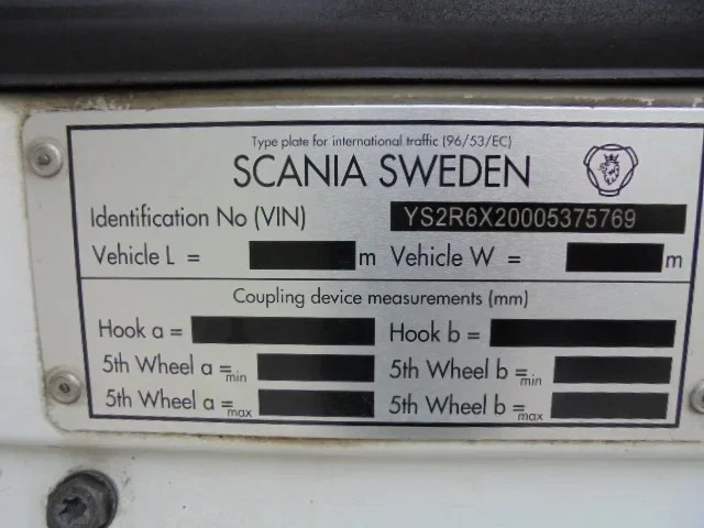 Φορτηγό σασί Scania R450 6X2 CHASSIS CABINE: φωτογραφία 15