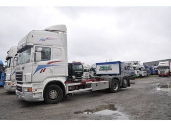 Φορτηγό μεταφοράς εμπορευματοκιβωτίων/ Κινητό αμάξωμα Scania R480 6X2 Euro 6: φωτογραφία 1
