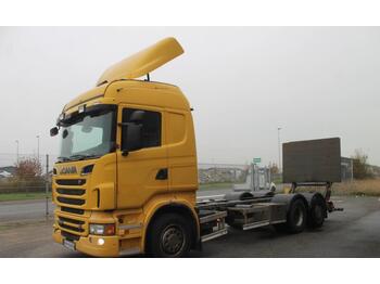 Φορτηγό μεταφοράς εμπορευματοκιβωτίων/ Κινητό αμάξωμα Scania R500 LB 6X2*4 MNB serie 0394 Euro 5: φωτογραφία 1