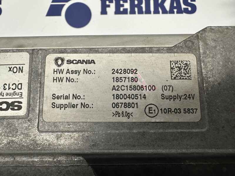Ηλεκτρονική μονάδα ελέγχου για Φορτηγό Scania Scania R450 EURO 6, DC13148 engine start set: φωτογραφία 10