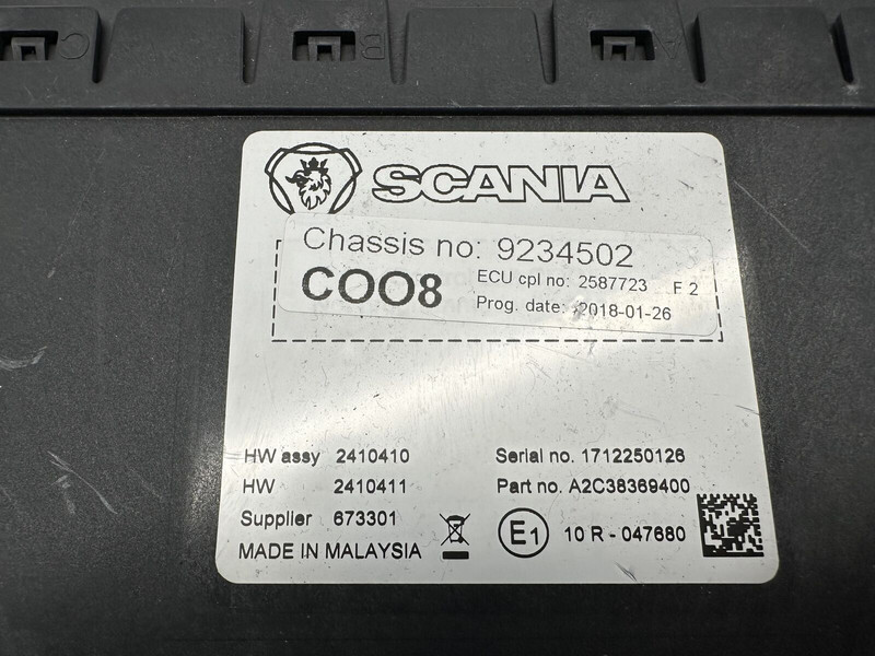 Ηλεκτρονική μονάδα ελέγχου για Φορτηγό Scania Scania R450 EURO 6, DC13148 engine start set: φωτογραφία 6