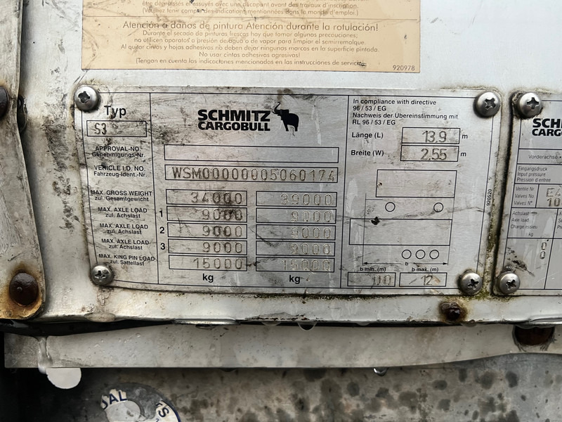 Επικαθήμενο κόφα Schmitz Cargobull Closed box: φωτογραφία 14