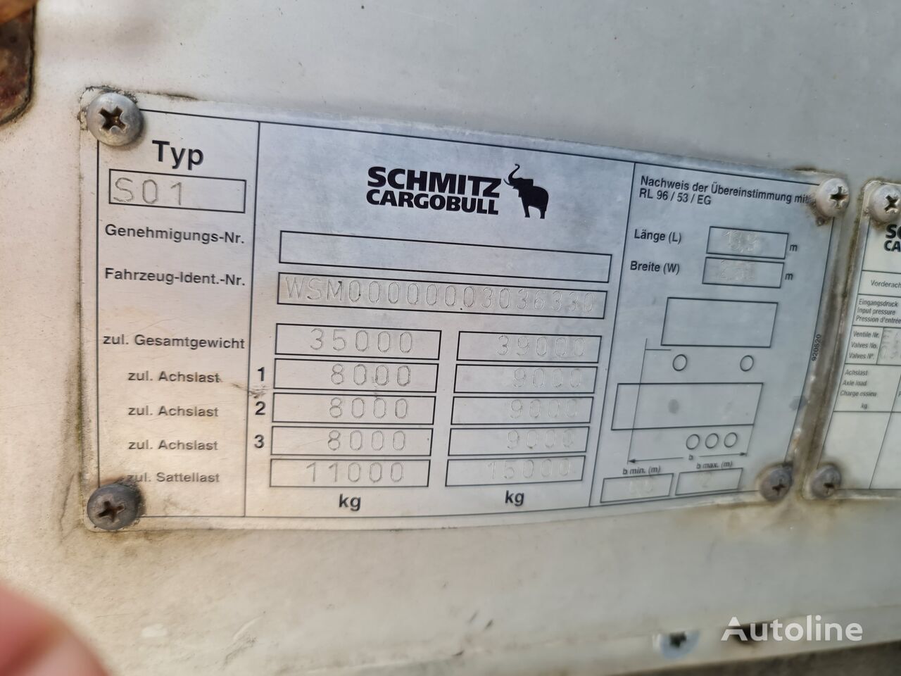 Επικαθήμενο κουρτίνα Schmitz Cargobull SCS STANDARD: φωτογραφία 15