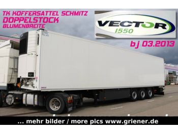 Επικαθήμενο ψυγείο Schmitz Cargobull SKO 24/ DOPPELSTOCK /BLUMEN /CARRIER VECTOR 1550: φωτογραφία 1