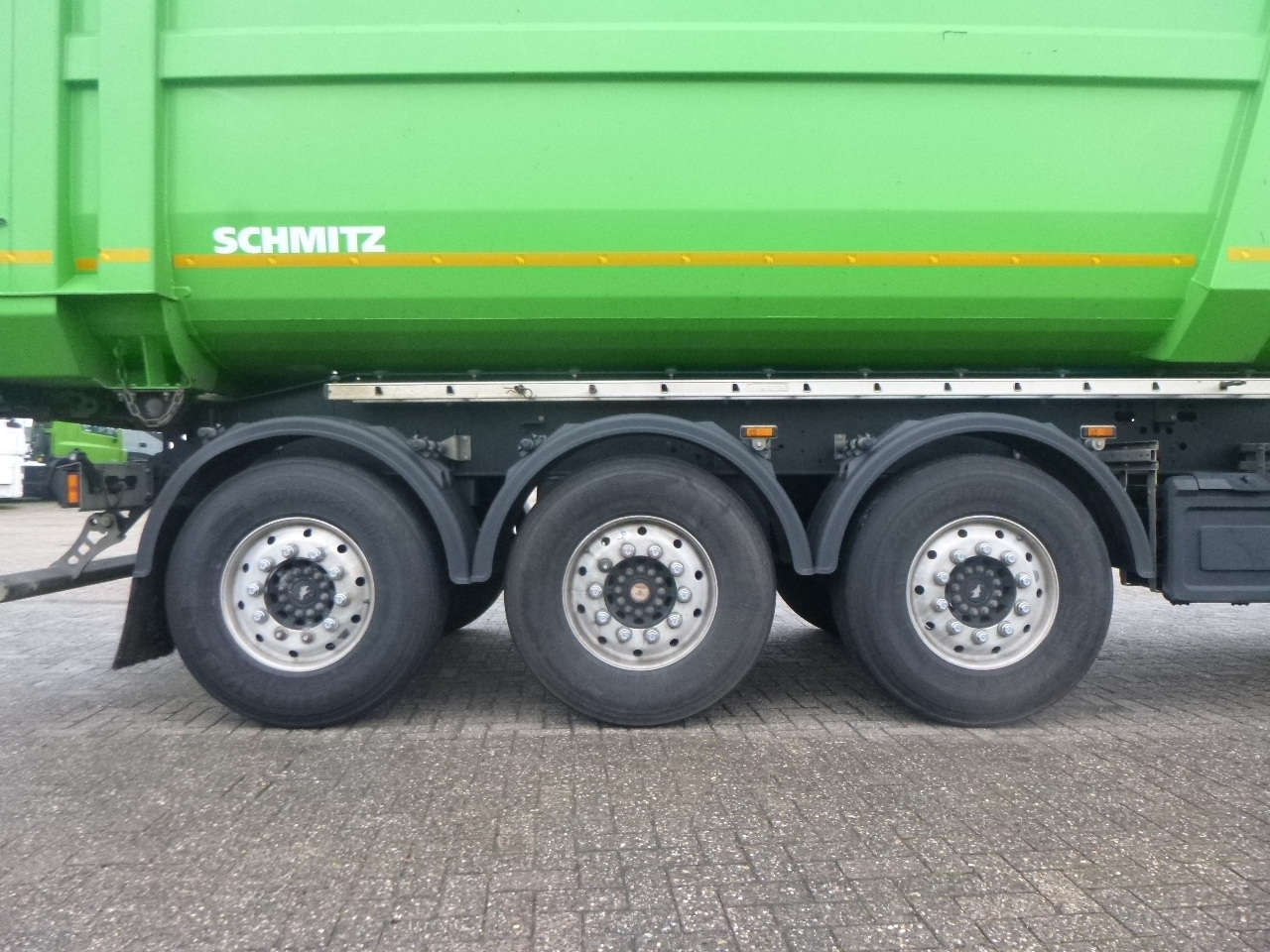 Επικαθήμενο ανατρεπόμενο Schmitz Cargobull Tipper trailer steel 58 m3 + tarpaulin: φωτογραφία 7