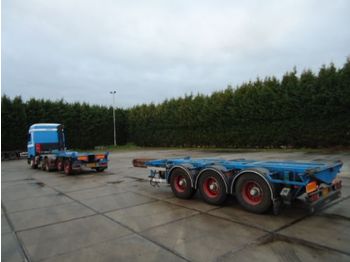 D-TEC 5-Axle Combi trailer - 2x steering axle - 50.500 Kg Max massa - Επικαθήμενο μεταφοράς εμπορευματοκιβωτίων/ Κινητό αμάξωμα