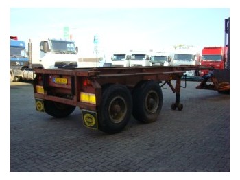 Netam-Freuhauf open 20 ft container chassis - Επικαθήμενο μεταφοράς εμπορευματοκιβωτίων/ Κινητό αμάξωμα