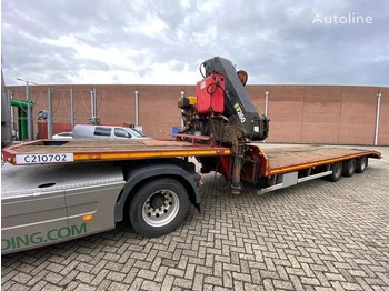 Don-Bur Diversen DONBUR Lowloader,HIAB 260 crane,kran,dzwieg,grue,winde, - Επικαθήμενο με χαμηλό δάπεδο