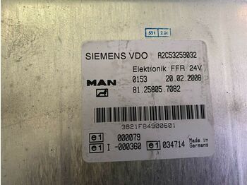  MAN SIEMENS VDO ELEKTRONIK FFR Steuergerät Nr. 81258057082 - Ηλεκτρονική μονάδα ελέγχου