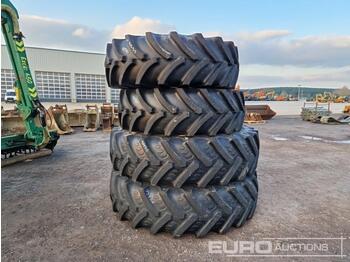  Set of Tyres and Rims to suit Valtra Tractor - Ελαστικό