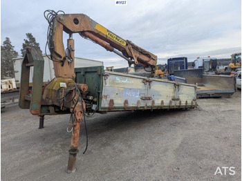  Crane flatbed Palfinger with rotator and bucket - Ανοιχτό αμάξωμα