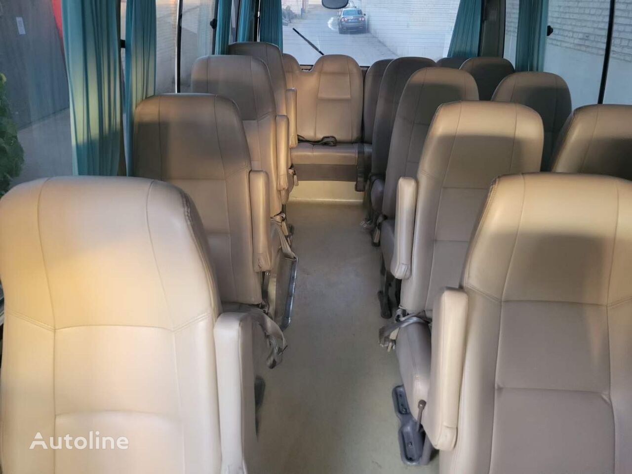 Προαστιακό λεωφορείο TOYOTA Coaster mini bus passenger van leather seat: φωτογραφία 5