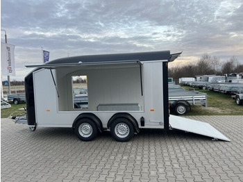 Debon C800 furgon van trailer 3000 KG GVW car transporter Cheval Liber - Ρυμούλκα κόφα