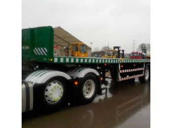  Broshuis Tri Axle Extendable Flat Bed Trailer - Τρέιλερ κουρτίνα