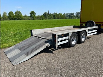 Trias machine transporter 2 asser zeer nette kar met 9330kg laadvermogen 2011 - Τρέιλερ πλατφόρμα/ Καρότσα