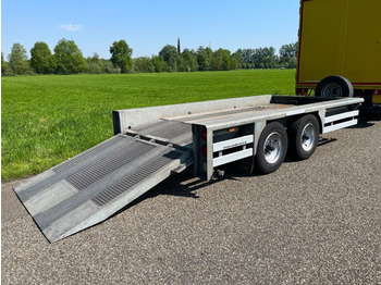 Trias machine transporter 2 asser zeer nette kar met 9330kg laadvermogen 2011 APK 6-2024 - Τρέιλερ πλατφόρμα/ Καρότσα