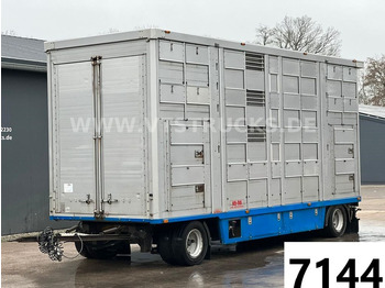 Ka-Ba 4.Stock Anhänger Aggregat, Tränke, Hubdach  - Ρυμούλκα μεταφορά ζώων