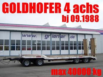 Goldhofer TU4 2 x 2 31/80 BLATT / HYDR. RAMPEN 40 TO. max - Ρυμούλκα με χαμηλό δάπεδο