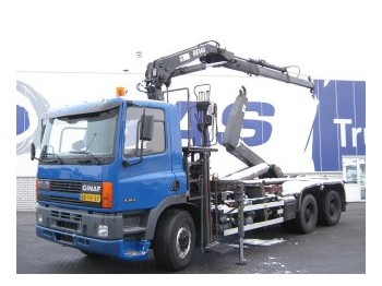 Ginaf M 3132-S mit HIAB 140-2 - Φορτηγό μεταφοράς εμπορευματοκιβωτίων/ Κινητό αμάξωμα