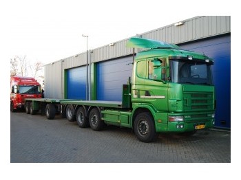 Scania 144/460 8x2 - Φορτηγό μεταφοράς εμπορευματοκιβωτίων/ Κινητό αμάξωμα