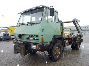 Steyr 1291 310 4x4 Absetzkipper Gigant2 blattgefedert - Φορτηγό μεταφοράς εμπορευματοκιβωτίων/ Κινητό αμάξωμα