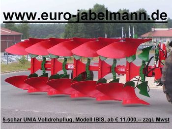 Νέα Άροτρο Unia Volldrehpflüge, Ibis, NEU, 3 - 9 Schare, Dreipun: φωτογραφία 1