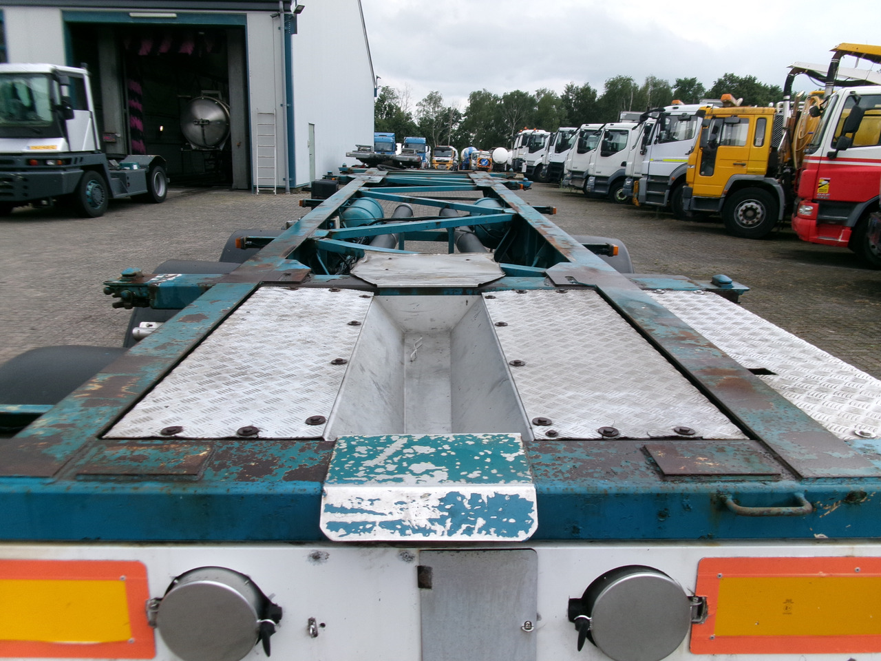Επικαθήμενο μεταφοράς εμπορευματοκιβωτίων/ Κινητό αμάξωμα Van Hool 3-axle container chassis 20,30 ft.: φωτογραφία 6