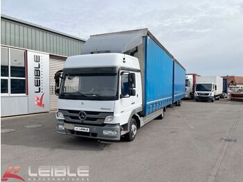 Επαγγελματικό αυτοκίνητο με μουσαμά Mercedes-Benz Atego 824L+Meier Anh.*Jumbo-Komplettzug*122m³*: φωτογραφία 1