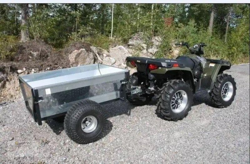 Νέα Ρυμούλκα ανατρεπόμενο Vemac Anhänger ATV TR500 500kg Kipper Heckkipper Quad Traktor PKW: φωτογραφία 3