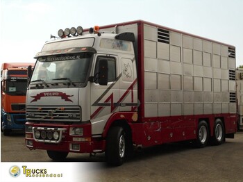 Φορτηγό μεταφορά ζώων Volvo FH 16.470 + Manual + Euro 2 + Animal transport + LIFT + 6x2: φωτογραφία 1