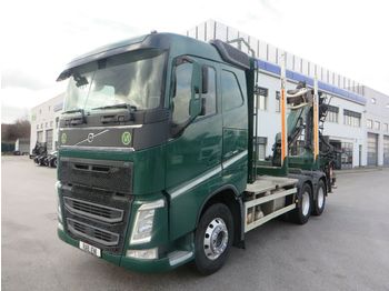 Δασική ρυμούλκα, Φορτηγό με γερανό Volvo FH 460 6x4 Holztransporter: φωτογραφία 1