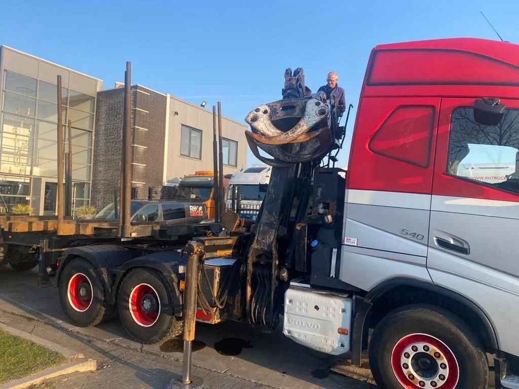 Φορτηγό ξυλείας, Φορτηγό με γερανό Volvo FH 540 6X4 EURO 6 + EPSILON S260Z96 + TRAILER 4: φωτογραφία 11