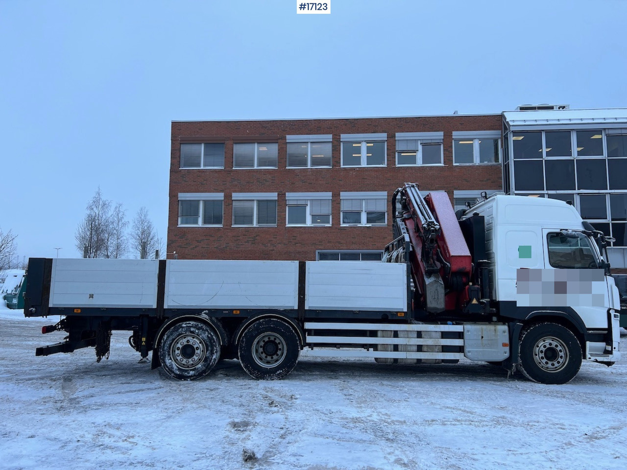 Φορτηγό με ανοιχτή καρότσα, Φορτηγό με γερανό Volvo FM500: φωτογραφία 29