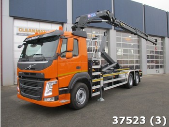 Φορτηγό φόρτωσης γάντζου Volvo FM 410 HMF 21 ton/meter laadkraan: φωτογραφία 1