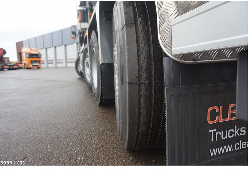 Φορτηγό φόρτωσης γάντζου, Φορτηγό με γερανό Volvo FM 420 8x2 HMF 26 ton/meter laadkraan: φωτογραφία 3