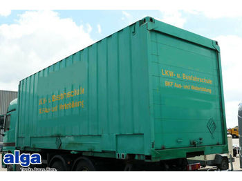 Φορτηγό μεταφοράς εμπορευματοκιβωτίων/ Κινητό αμάξωμα Wechselkoffer, 7.400mm lang, Rolltor, 45m³: φωτογραφία 1