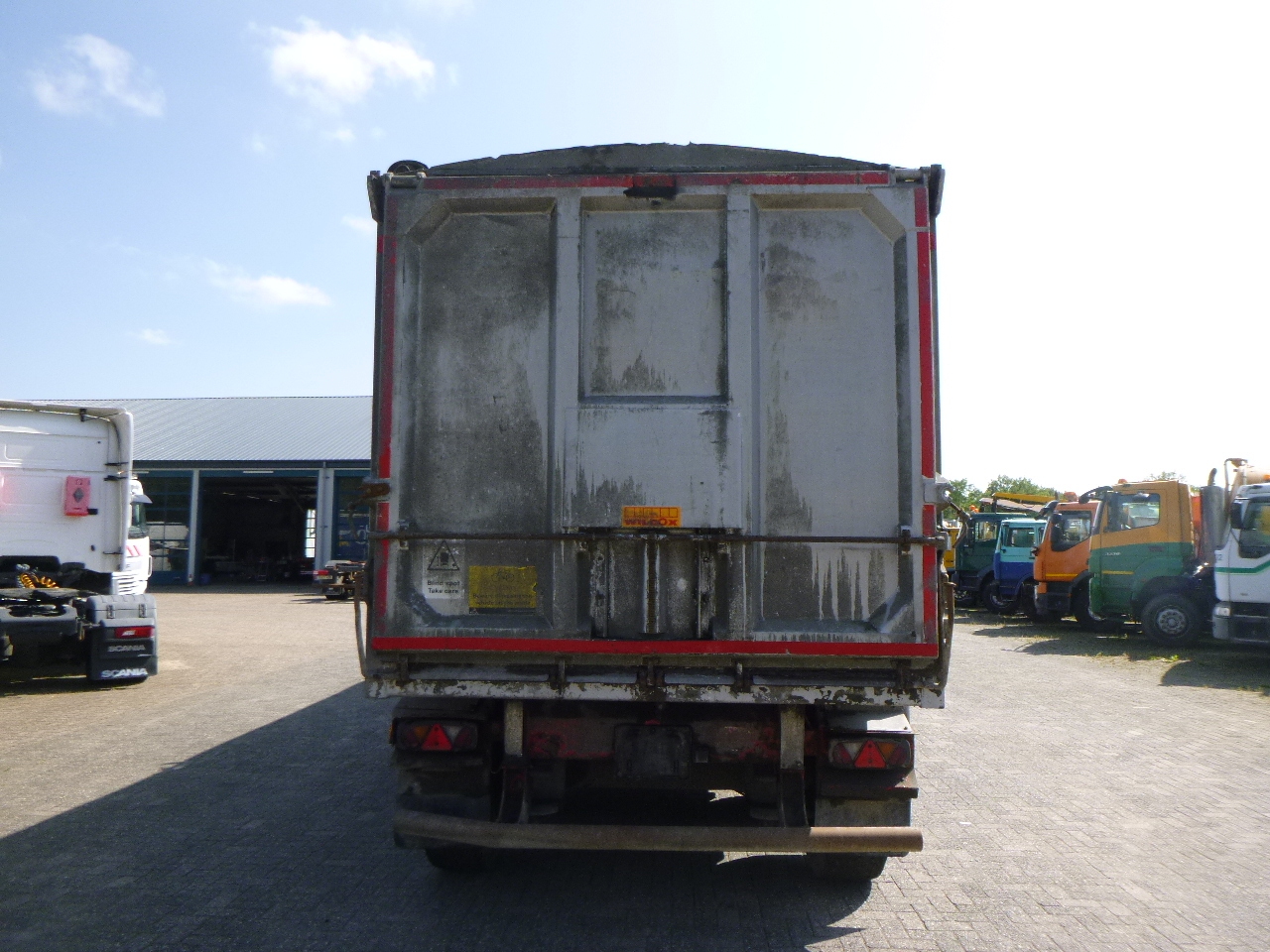 Επικαθήμενο ανατρεπόμενο Wilcox Tipper trailer alu 55 m3 + tarpaulin: φωτογραφία 6