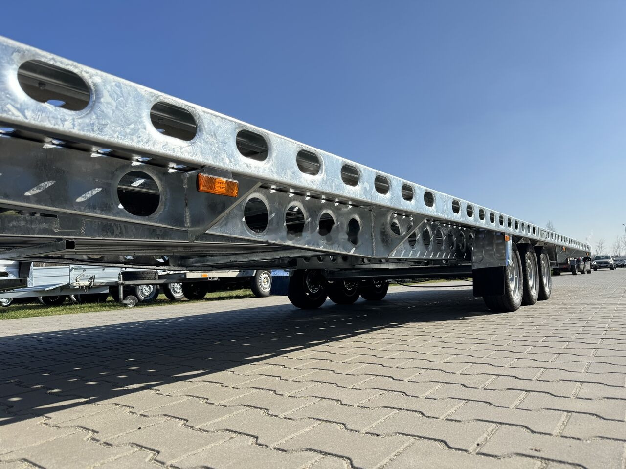 Νέα Ρυμούλκα αυτοκινητάμαξα Wiola L35G85 8.5m long trailer with 3 axles for transport of 2 cars: φωτογραφία 16