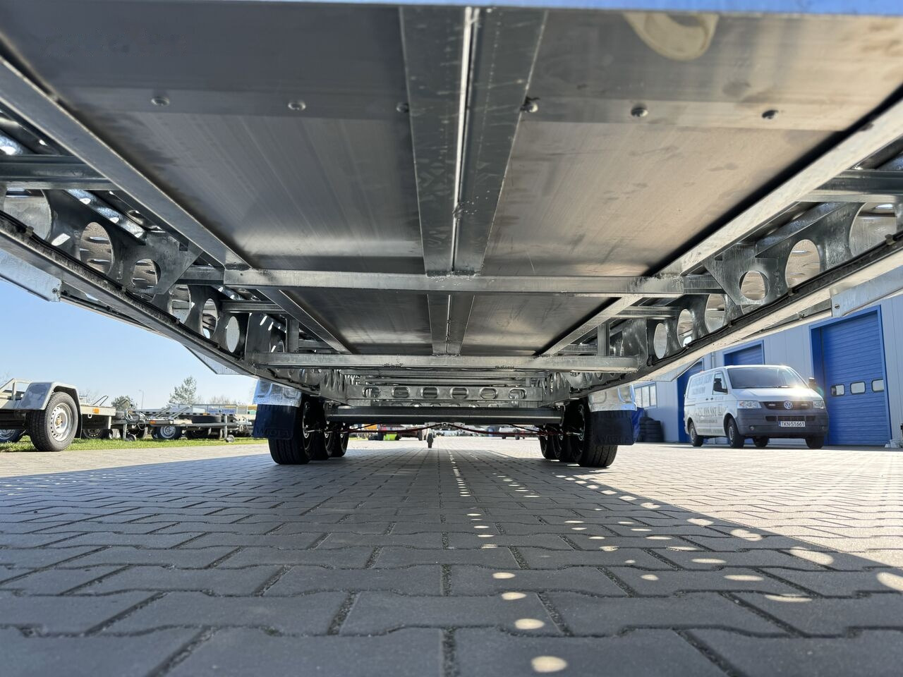 Νέα Ρυμούλκα αυτοκινητάμαξα Wiola L35G85 8.5m long trailer with 3 axles for transport of 2 cars: φωτογραφία 17