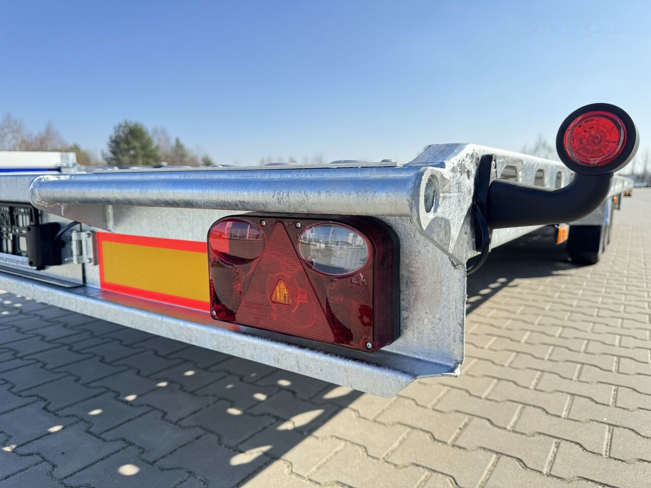 Νέα Ρυμούλκα αυτοκινητάμαξα Wiola L35G85 8.5m long trailer with 3 axles for transport of 2 cars: φωτογραφία 10