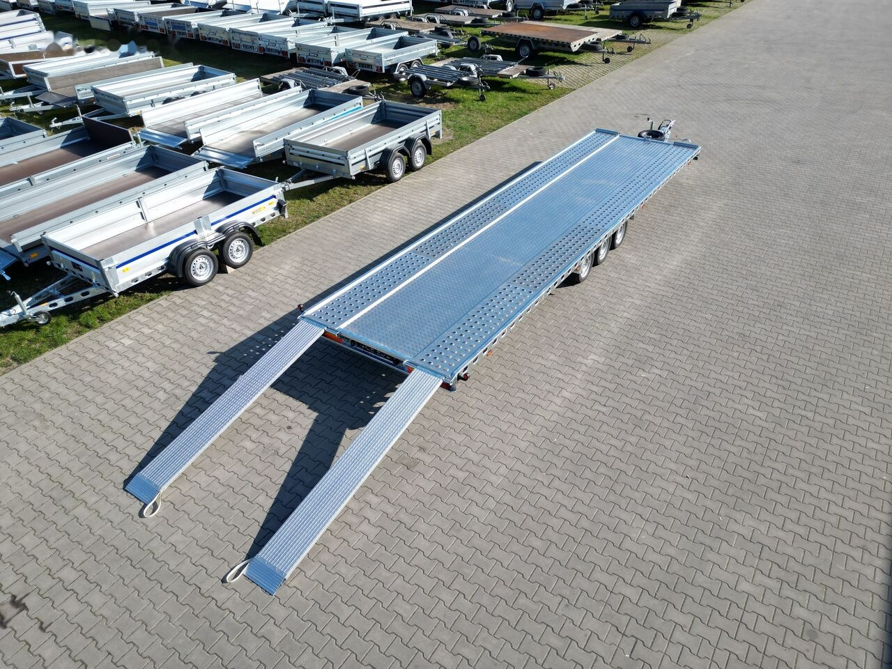Νέα Ρυμούλκα αυτοκινητάμαξα Wiola L35G85 8.5m long trailer with 3 axles for transport of 2 cars: φωτογραφία 2