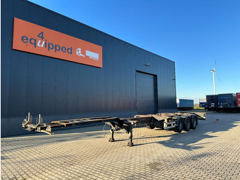 Pacton 45FT HC multi (3x uitschuifbaar), 2x liftas, SAF+trommelremmen, NL-chassis - Επικαθήμενο μεταφοράς εμπορευματοκιβωτίων/ Κινητό αμάξωμα: φωτογραφία 1