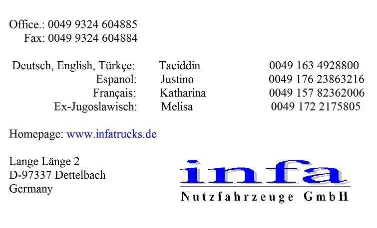 Infa Nutzfahrzeuge GmbH - Οχήματα προς πώληση undefined: φωτογραφία 1