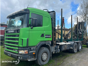 Φορτηγό ξυλείας SCANIA R144