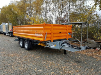 Νέα Ρυμούλκα ανατρεπόμενο Möslein TTD13- BA Orange  13 t Tandem Kipper Tiefladermit Bordwand- Aufsatz-- Neufahrzeug --: φωτογραφία 5