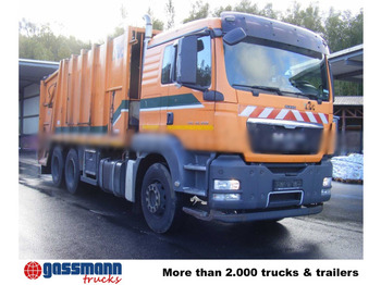 Απορριμματοφόρο για τη μεταφορά απορριμμάτων MAN TGS 26.400 6X4 BL, Haller x2c: φωτογραφία 2