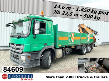 Φορτηγό με ανοιχτή καρότσα MERCEDES-BENZ Actros 2544